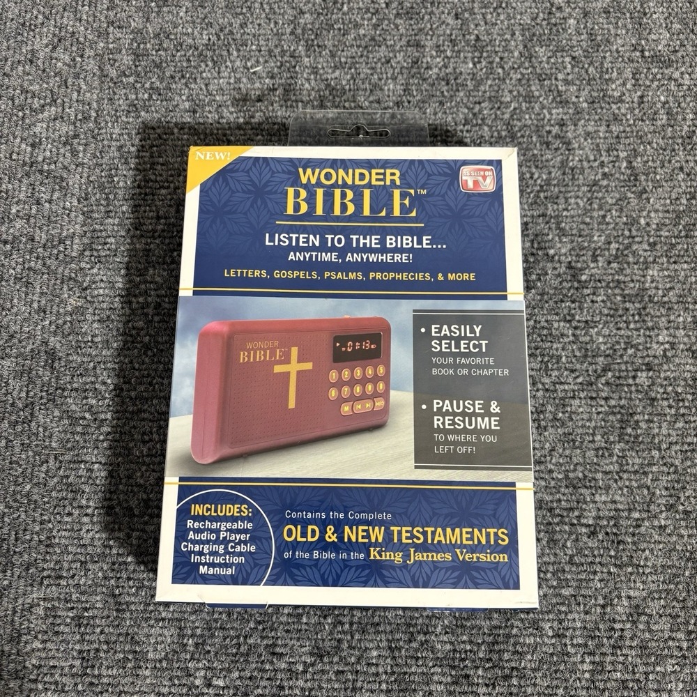 Wonder Bible Audio Player Electronic Talking Bible 43140